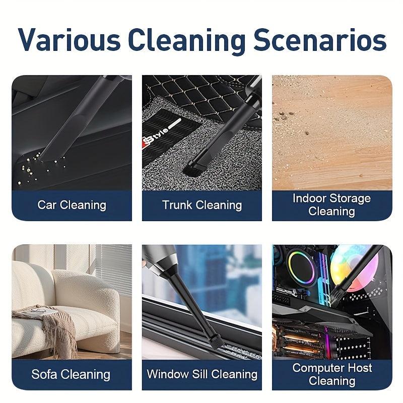 Cordless Car Vacuum 12000Pa Handheld Auto Cleaner