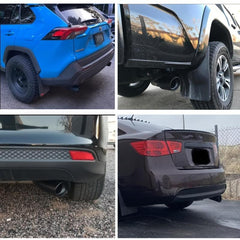 Universal Stainless Steel Exhaust Muffler 13 3x6 5 2x2 5in