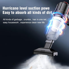Cordless Handheld Car Vacuum Rechargeable with Dock