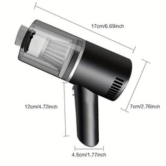 Portable Car Vacuum Cleaner Wireless Charging Mini Handheld Powerful Vacuum