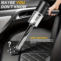 Portable Car Vacuum Cleaner Wireless Charging Mini Handheld Powerful Vacuum