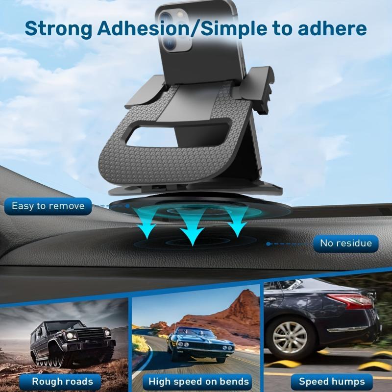 360 Rotation Car Phone Mount Dashboard Cradle For iPhone Galaxy