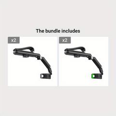 Auto Sun Visor Car Phone Holder 1080 Rotating Mount Stand