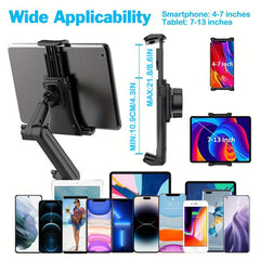 Car Cup Holder Tablet Phone Mount Heavy Duty Adjustable Holder
