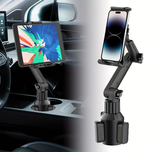 Car Cup Holder Tablet Phone Mount Heavy Duty Adjustable Holder