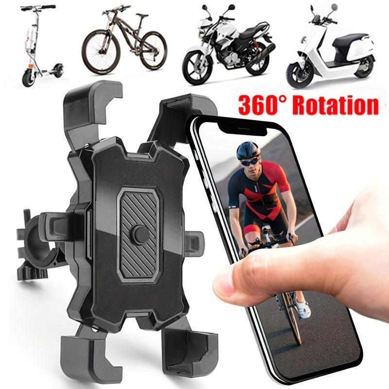 Auto Lock Rearview Mirror Bike Phone Holder Motorcycle Support Mount