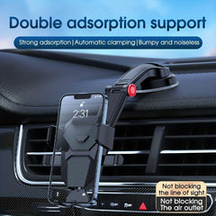 Universal Car Phone Holder with Sturdy Suction Cup Mount