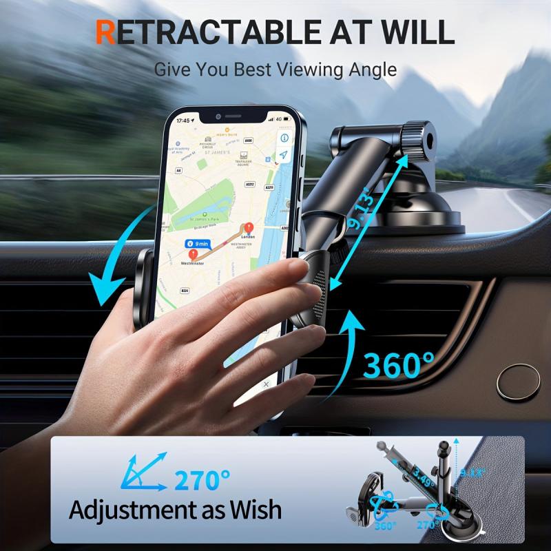 Universal Car Mount Phone Holder for Thick Case Hands Clip Vehicle