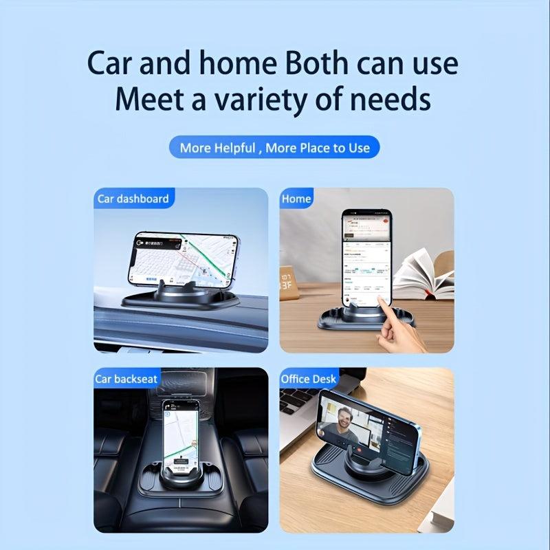 360 Rotating Car Phone Holder Dashboard Mobile Phone Navigation Anti-slip