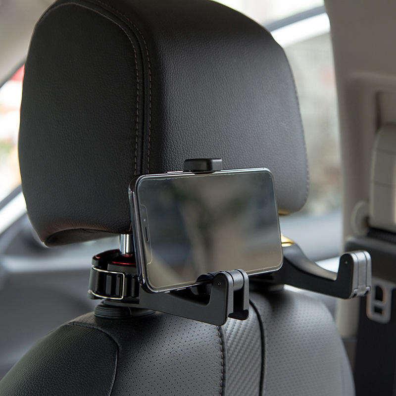 Universal Car Headrest Phone Holder 360 Rotation Multifunctional