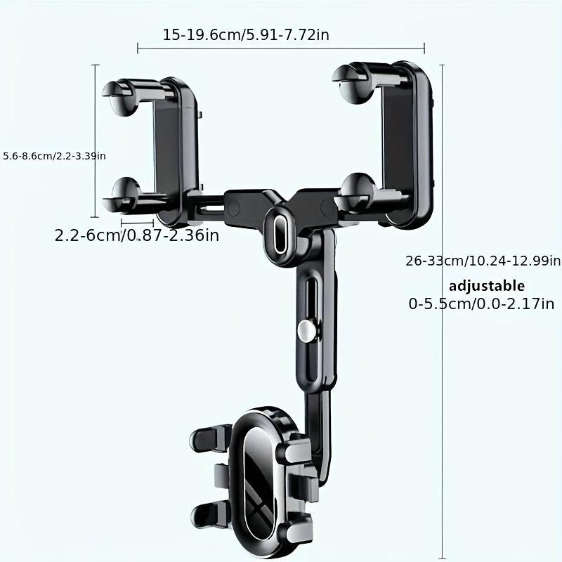 Adjustable Car Phone Holder for Navigation & Data Recording