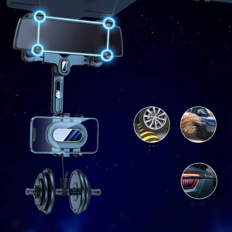 Adjustable Car Phone Holder for Navigation & Data Recording