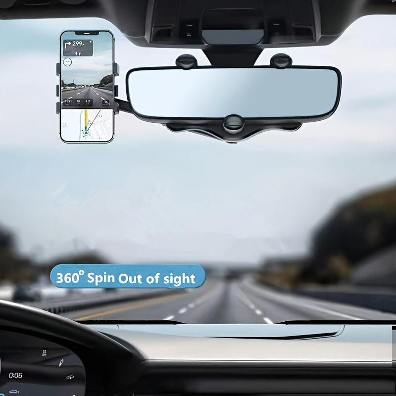 Adjustable Car Phone Holder for Navigation & Data Recording