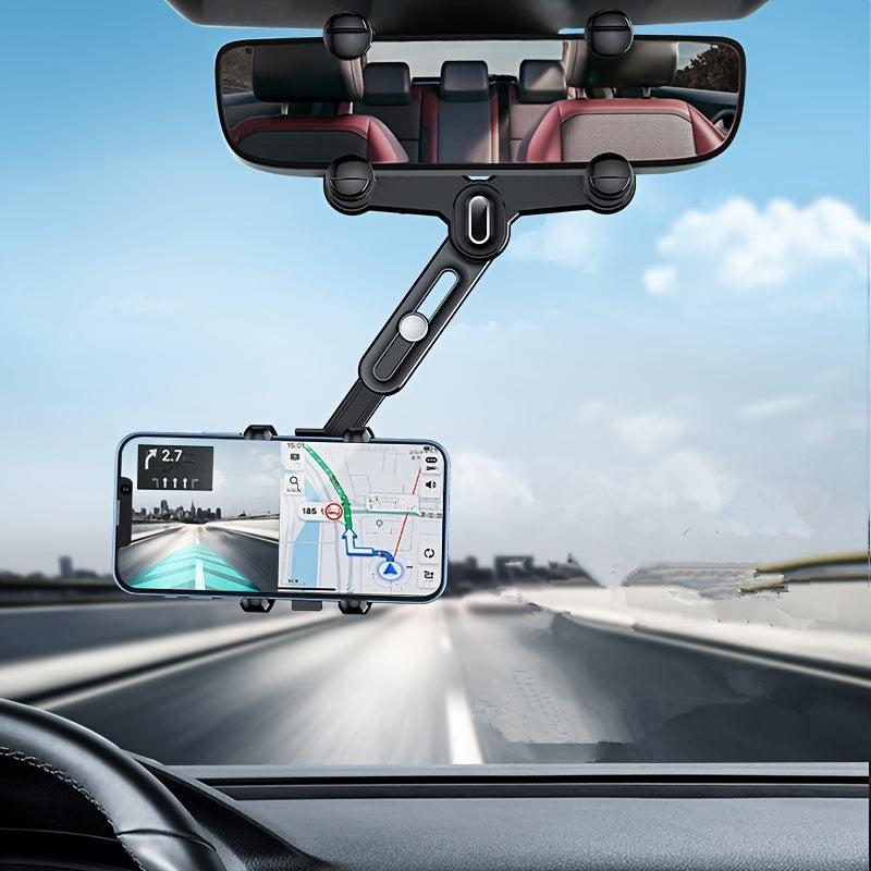 Adjustable Car Phone Holder for Navigation & Data Recording