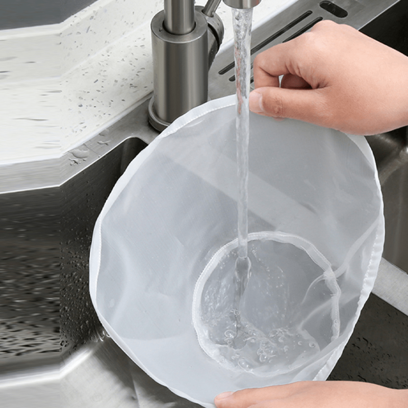 Reusable Nut Milk Bag Fine Strainer Cheesecloth Yogurt Filter Cold Brew Coffee
