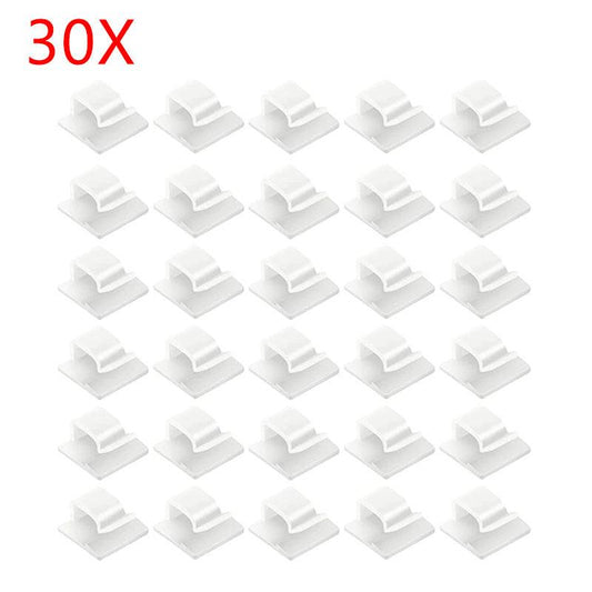 RV Desktop Cable Organizer Self-adhesive Wire Clip Punch