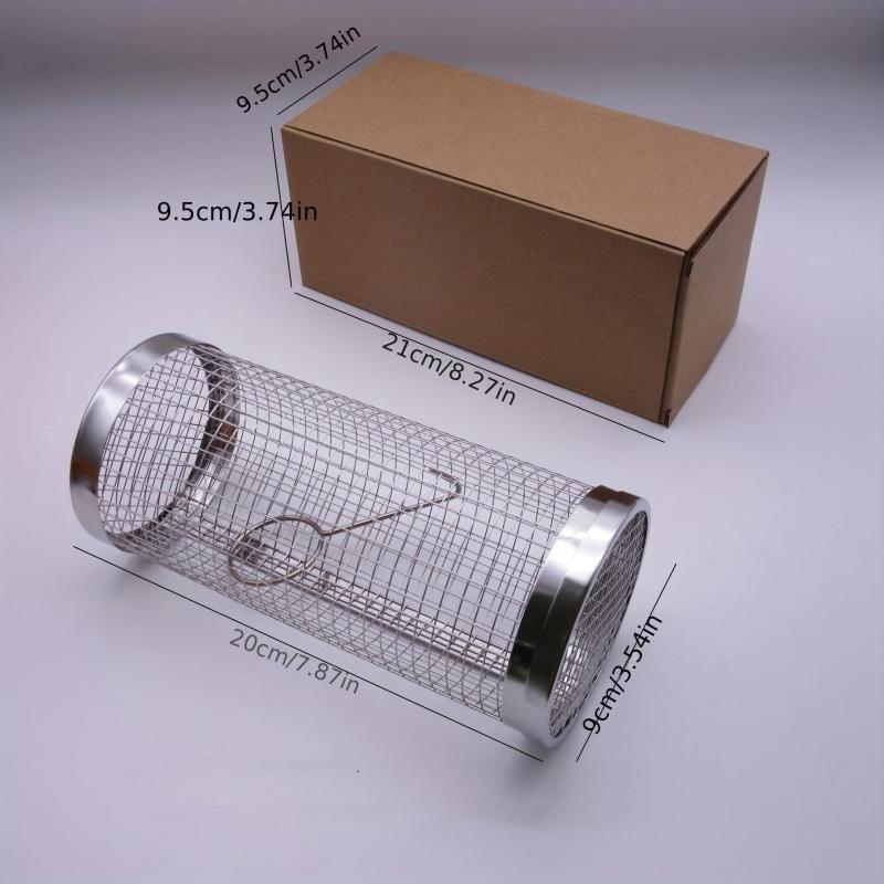 Portable Stainless Steel BBQ Grill Net for Camping and Picnics