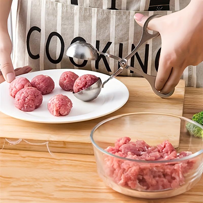 Stainless Steel Non Stick Meatball Maker Tongs Cake Meatball Maker