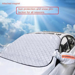 Universal Car Magnetic Sunshade Cover Windshield Snow Sun Shade