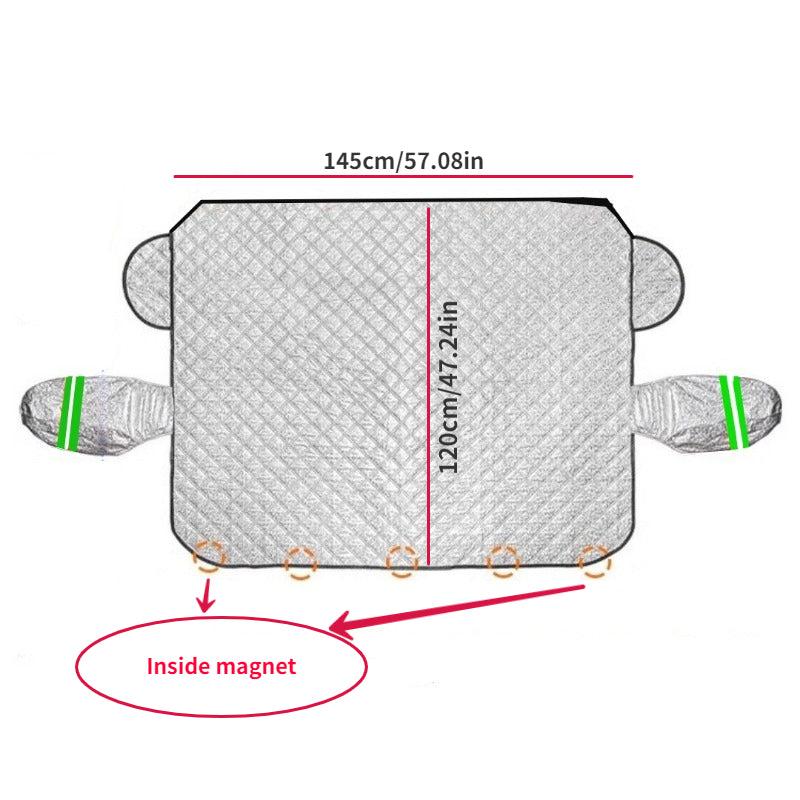 Universal Car Magnetic Sunshade Cover Windshield Snow Sun Shade