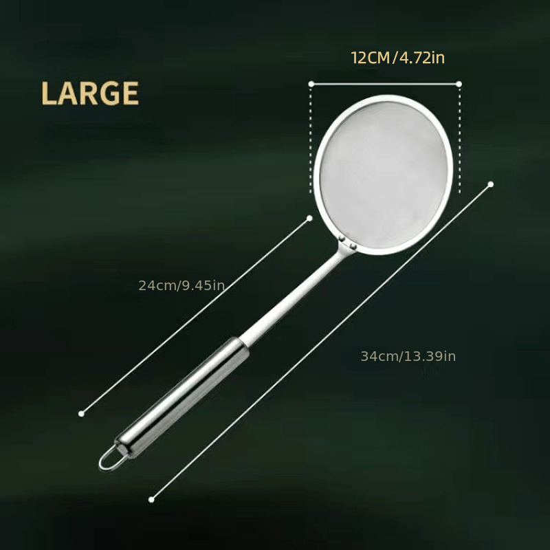 Stainless Steel Fat Skimmer Spoon for Removing Grease & Foam