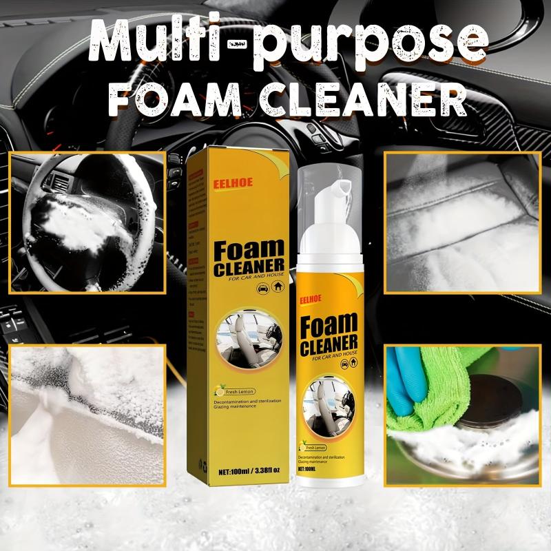3pcs 100ml EELHOE Foam Cleaner for Car Interior Decontamination