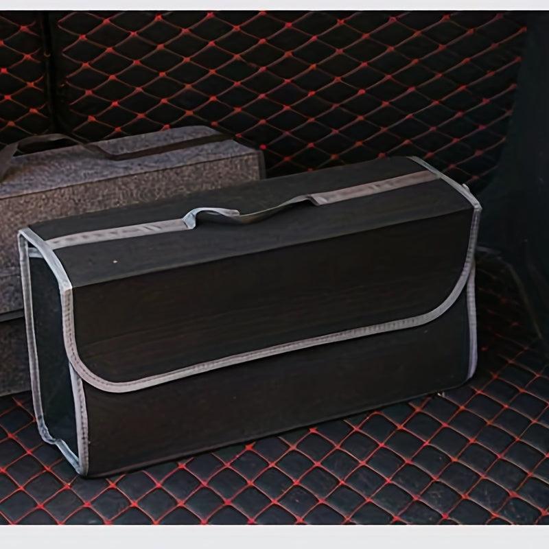 Car Storage Box Foldable Trunk Organizer Felt Cloth Case