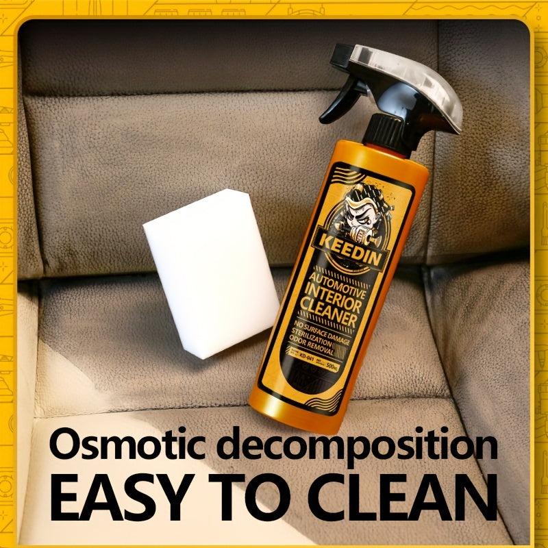 KEEDIN Car Interior Foam Cleaner Decontamination Cleaning Seat Leather Cleaner