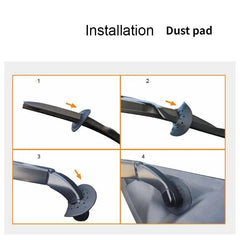 Car Wiper Arm Protective Cover Windshield Wiper Sleeve Dustproof Pad