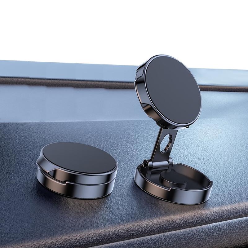 Car Magnet Phone Holder 360 Rotation Foldable Fit iPhone GPS Smartphone