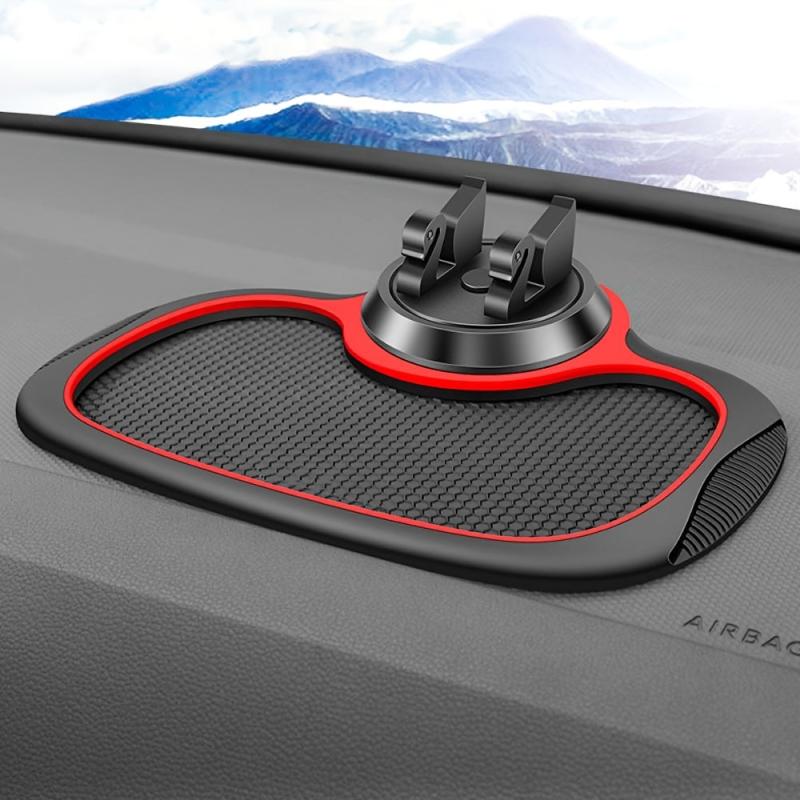 Anti Slip Car Pad - Secure Phone, Hide Plate