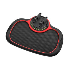 Anti Slip Car Pad - Secure Phone, Hide Plate