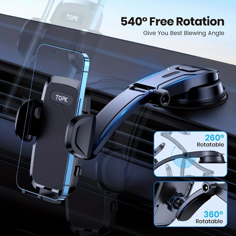 Car Phone Holder Mount Handsfree Stand Dashboard Compatible