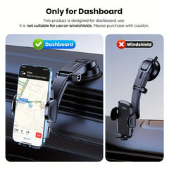 Car Phone Holder Mount Handsfree Stand Dashboard Compatible