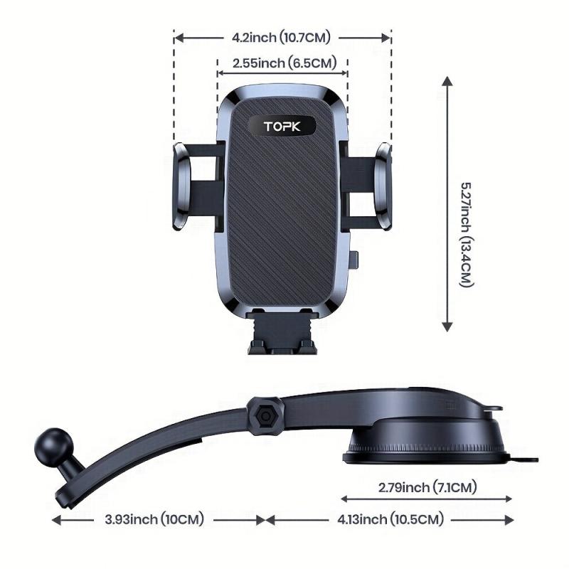 Car Phone Holder Mount Handsfree Stand Dashboard Compatible