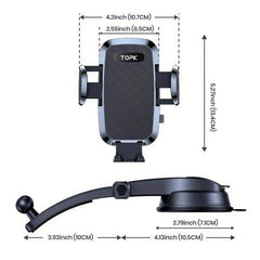 Car Phone Holder Mount Handsfree Stand Dashboard Compatible