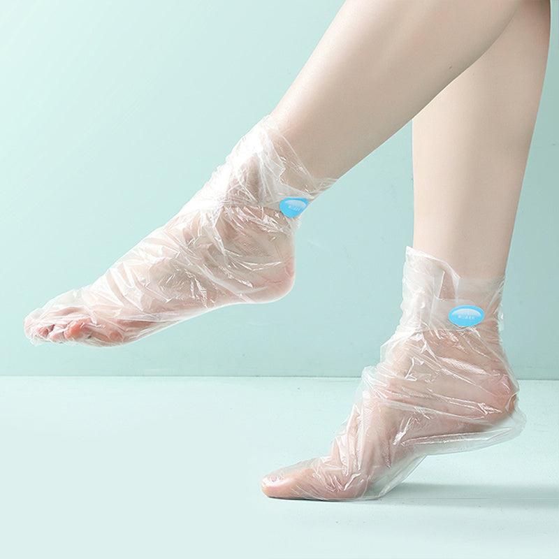Paraffin Wax Bath Mat Moisturizing Plastic Socks - 100pcs / 200pcs