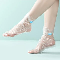 Paraffin Wax Bath Mat Moisturizing Plastic Socks - 100pcs / 200pcs