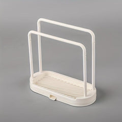 Sponge Holder Dishcloth Hanger Sink Rack Organizer Stand No Rags and Spo