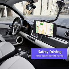 Dashboard Curved Phone Car Mount Holder 360 Rotation