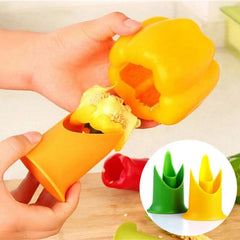 1pc Green Pepper Tomato Fruit Vegetable Corer