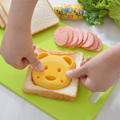3pcs Cartoon Bear Sandwich Mold Rice Ball Model DIY Kitchen Supplies