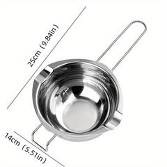 Stainless Steel Chocolate Melting Pot Butter Cheese ...