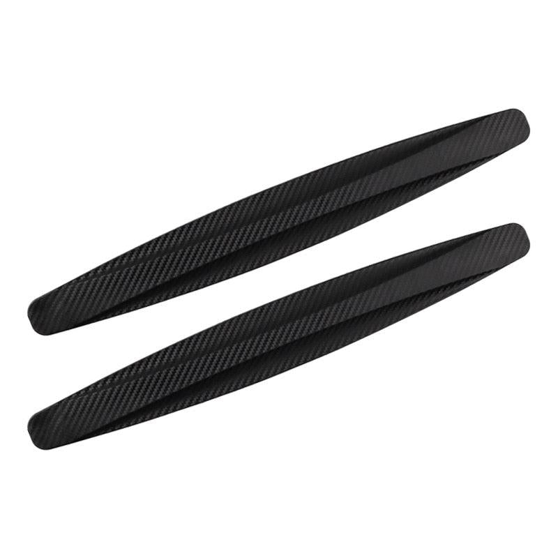Car Front Rear Bumpers Anti Collision Strips Carbon Fiber