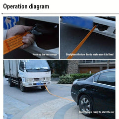 3 Ton Car Tow Cable with Hooks