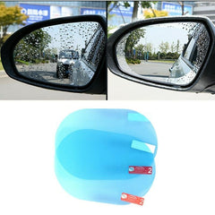 4pcs Car Rearview Mirror Films Anti Rain Fog Waterproof PET Clear Film
