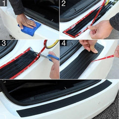 Stylish Rear Bumper Protector Sticker for Car Upgrades