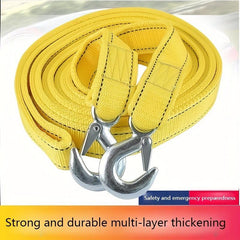 5T Trailer Rope Car Towing Strap Emergency Tool With Hooks