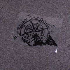 Compass Car Stickers Vinyl Water Proof Decals Off road