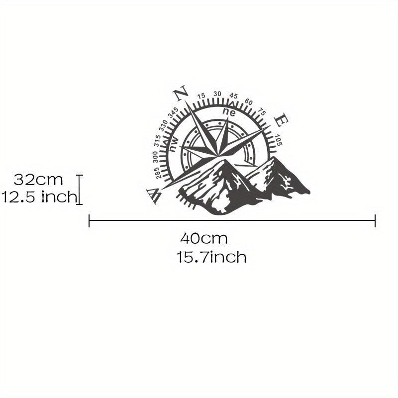 Compass Car Stickers Vinyl Water Proof Decals Off road